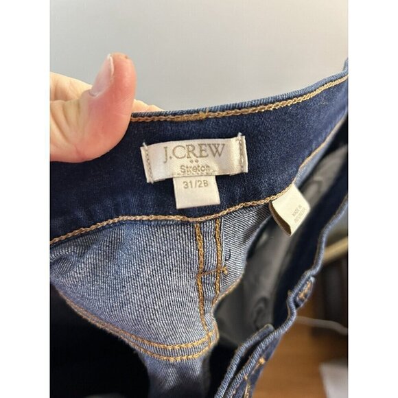 J. Crew Jeans Womens Blue High Rise Skinny Ankle Stretch Denim Size 31/28 - Picture 13 of 16